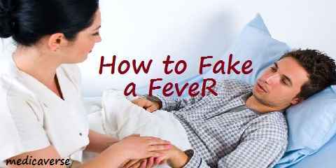 how to fake a fever